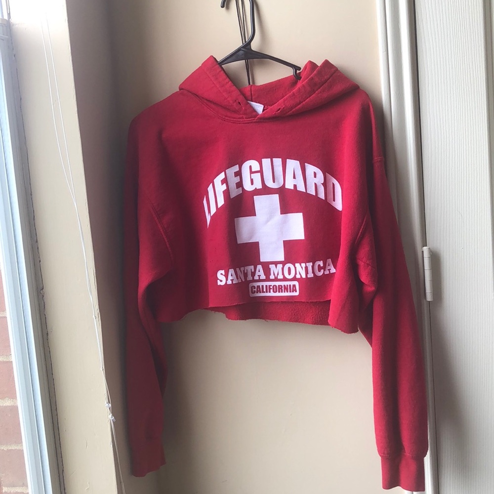cropped hoodie